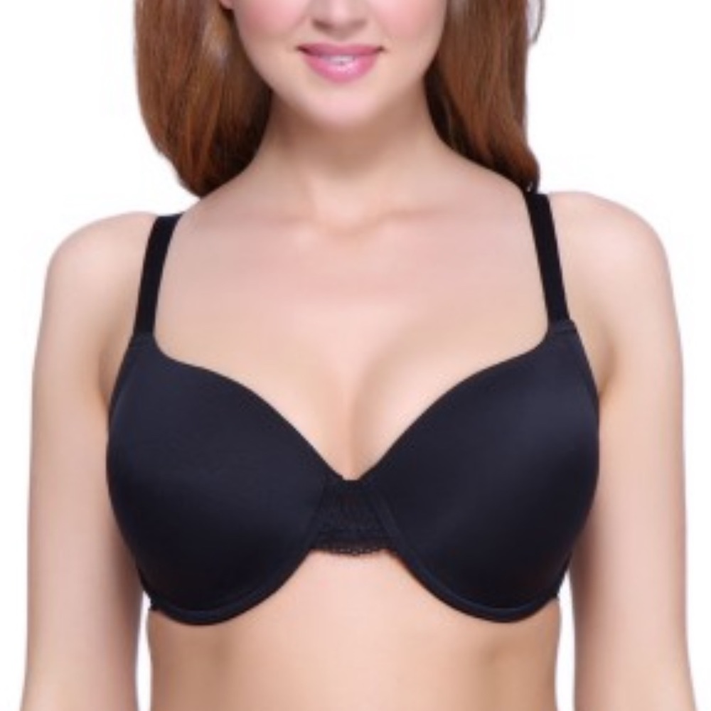 Q-T Intimates lace back molded bra